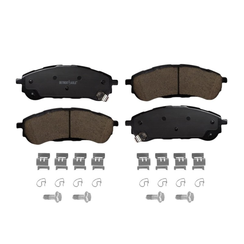 10pc Front Rear Brake Rotors Ceramic Brake Pads Kit for 2019 - 2022 Ford Ranger gallery