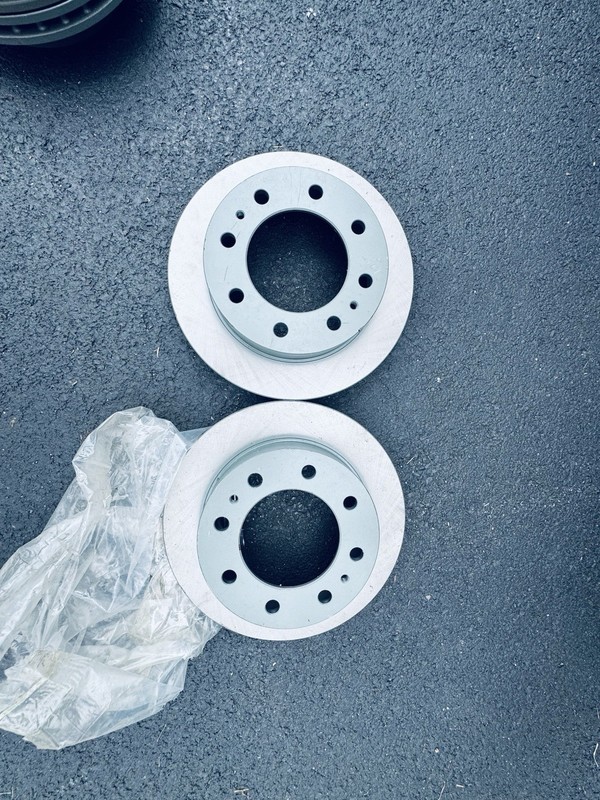 Pair Front Brake Rotors56829,8-Lug325 mm, Silverado 2500, Hummer H2