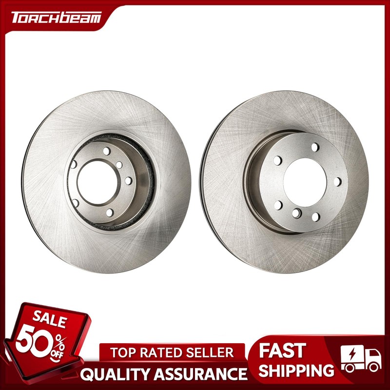 2PC Front 312mm Vented Disc Brake Rotors Fits BMW 328i 2007 2009-2011 34390