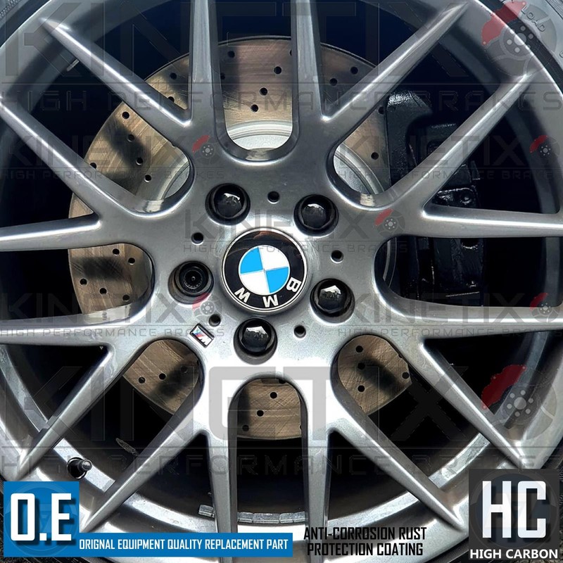 FOR BMW 120d F20 F21 M SPORT DRILLED FRONT BRAKE DISCS PADS SENSOR 340mm gallery