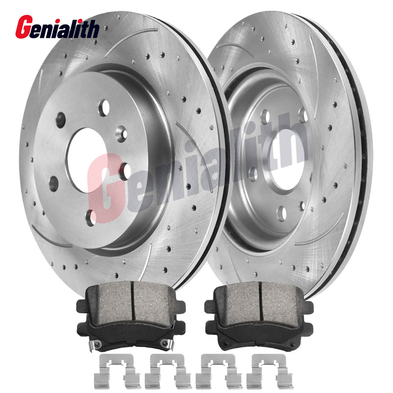 315mm Rear Rotors Brake Pads for Buick Lacrosse Regal Chevrolet Impala Malibu
