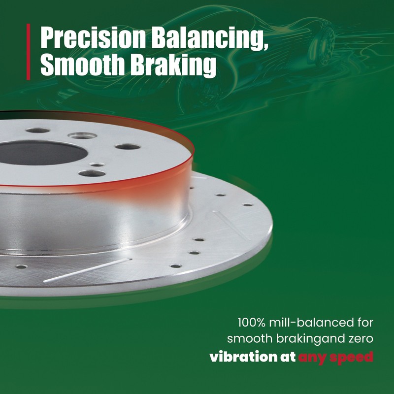 Rear Drilled Brake Rotors for BUICKCENTURY REGAL & CHEVROLETIMPALA MONTE CARLO gallery