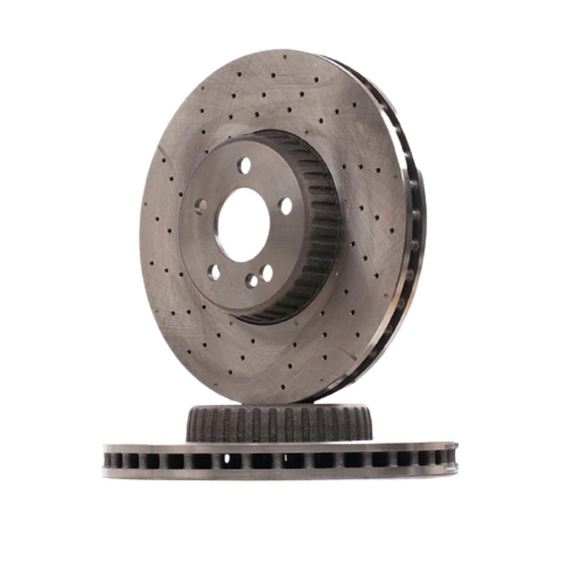 FOR MERCEDES E300e E350e E300de GLC200d GLC220d GLC250d FRONT BRAKE DISCS PAIR gallery