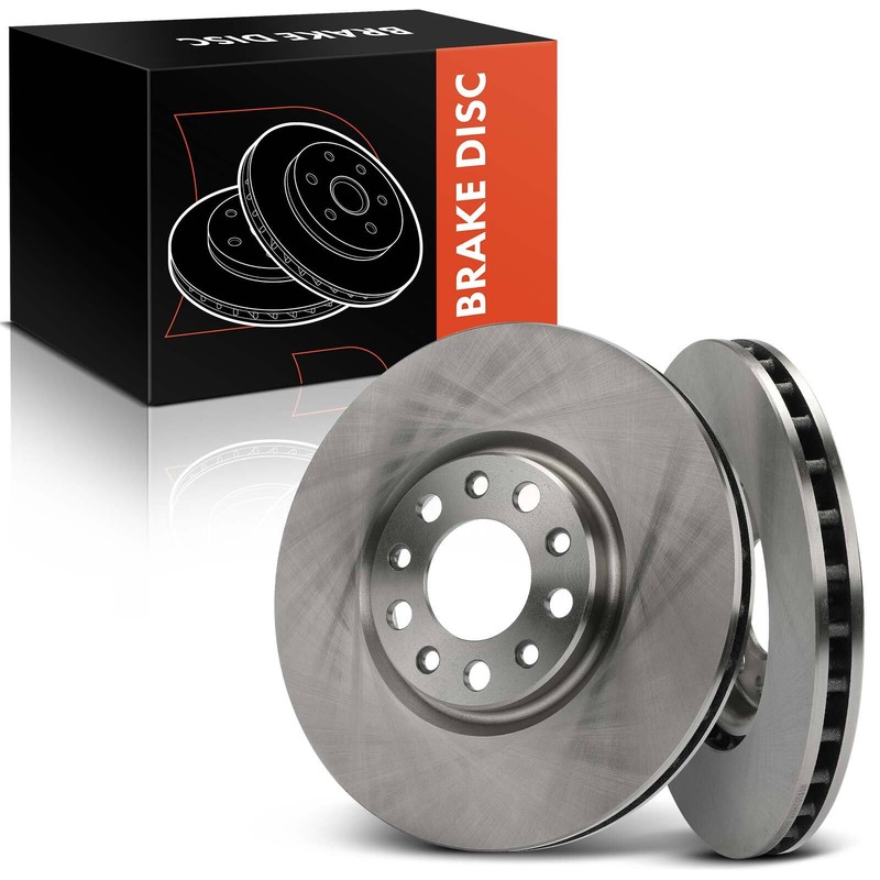 2Pcs Disc Brake Rotors for Chrysler 200 Dodge Dart Fiat 500X Jeep Compass Front