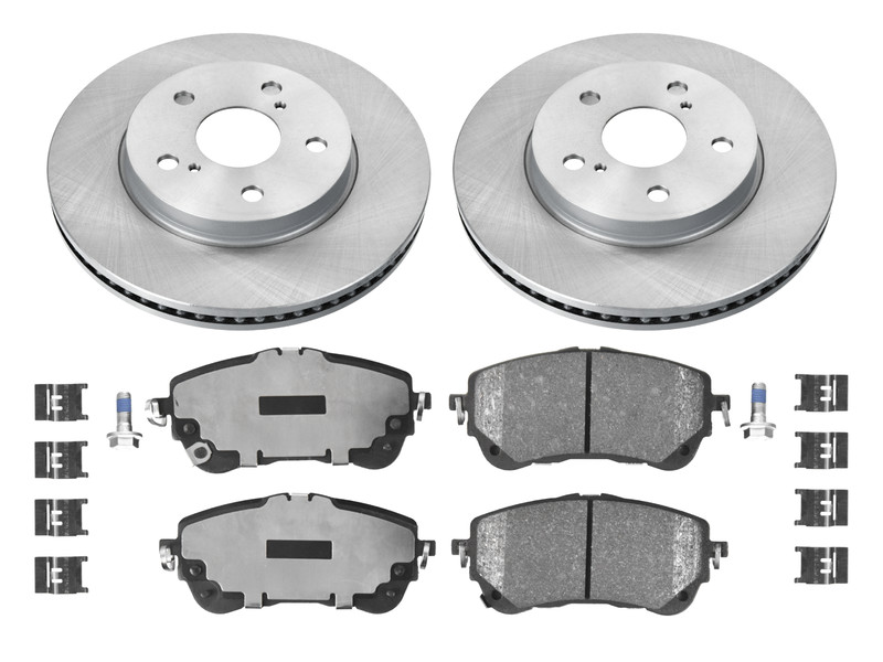 Febi Front Vented Brake Discs Pads For Toyota Corolla 2019- 282mm 43512-02390