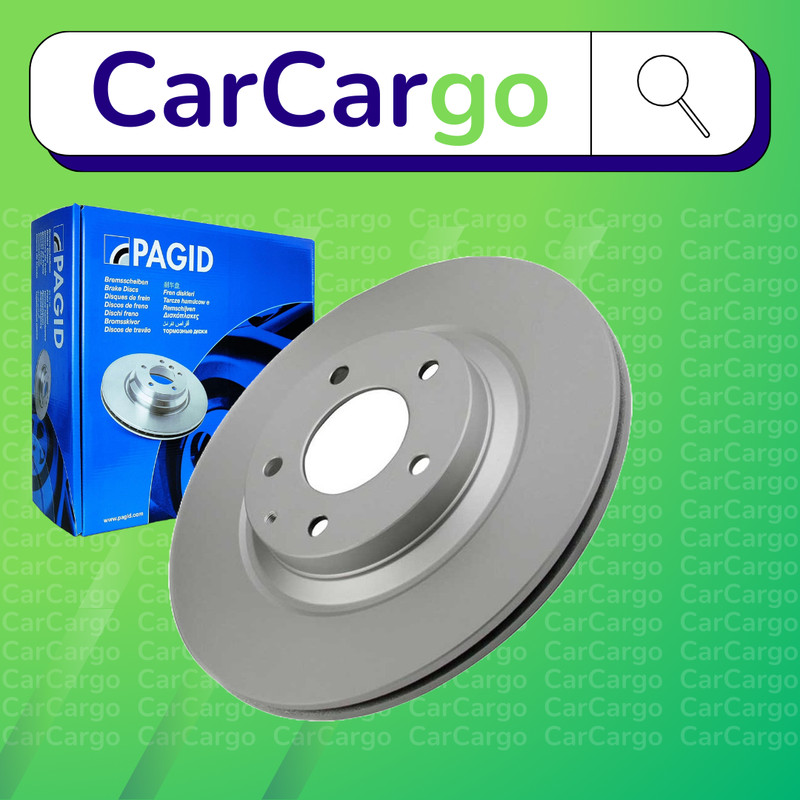 Pagid Vented Rear Brake Discs Pair For Mazda RX-8 1.3 2003-2012 302 mm