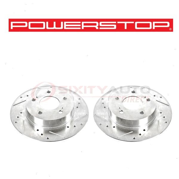 PowerStop JBR752XPR Disc Brake Rotor for Braking Tire Stopping Drums Rotors pt