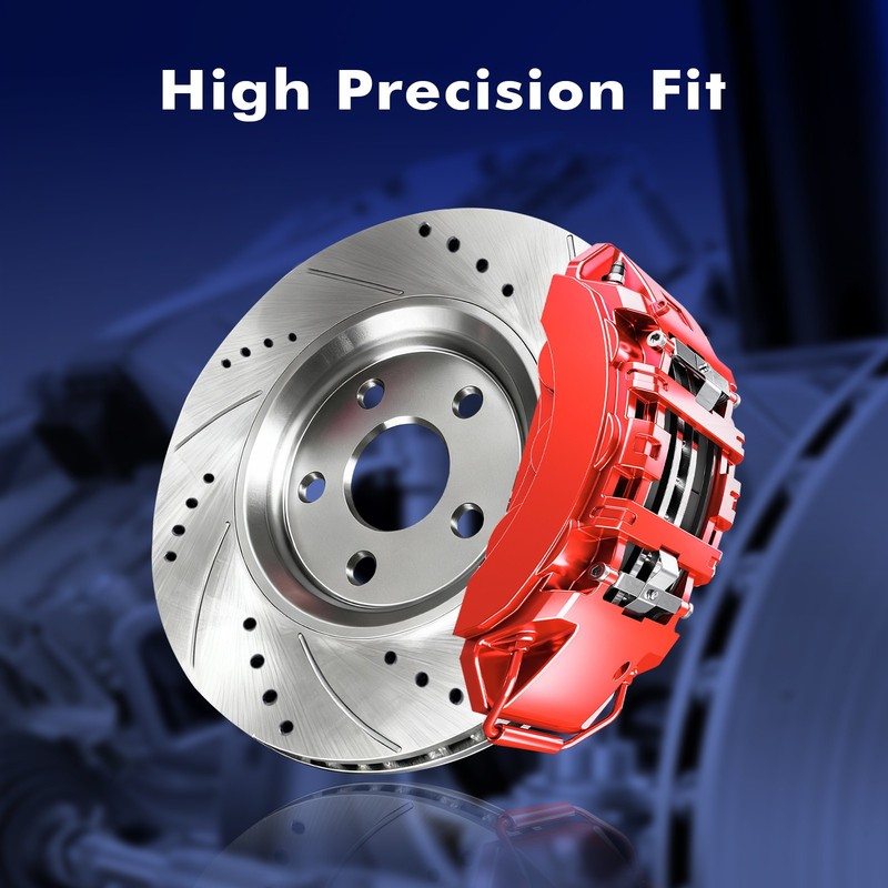 Rear 307.8mm Brake Disc Rotors For 2015-2019 Infiniti Q70L gallery