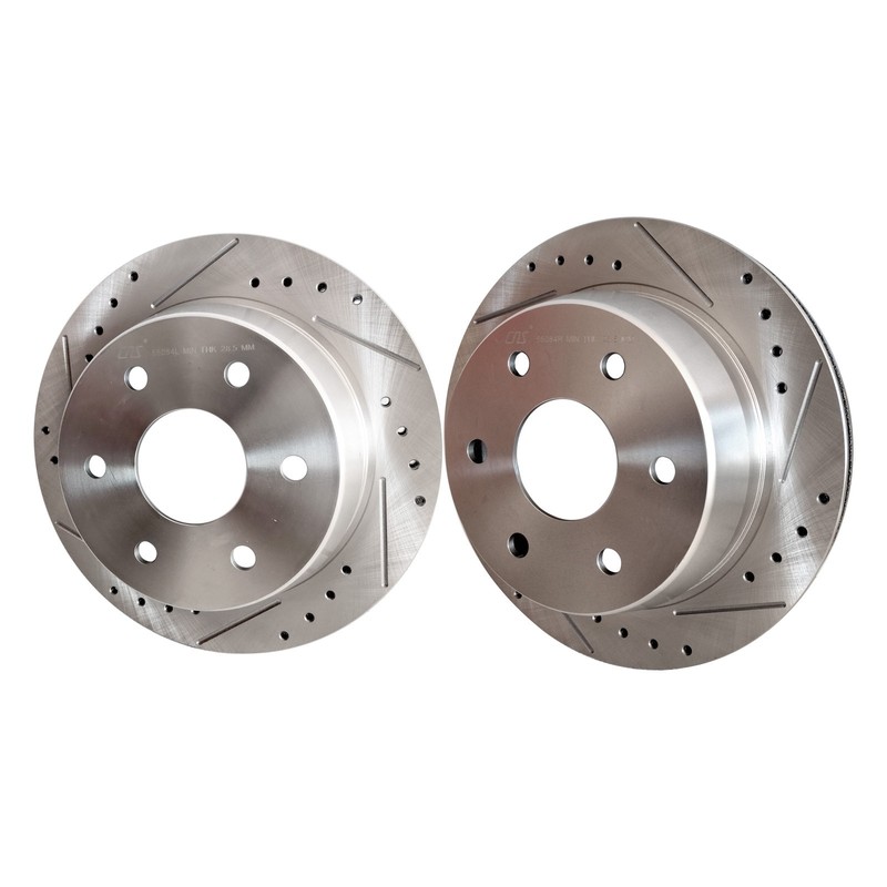 12.99 inch Rear Drilled Brake Rotors for CADILLAC ESCALADE CHEVROLET AVALANCH gallery