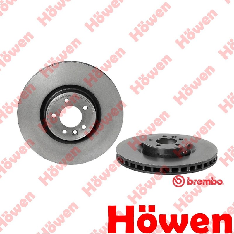 Fits Land Rover Range Sport Brake Disc Front Howen LR027106 LR016176