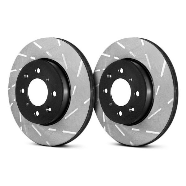 EBC USR BlackDash Series Sport Slotted Brake Rotors for 06-18 Dodge Charger gallery