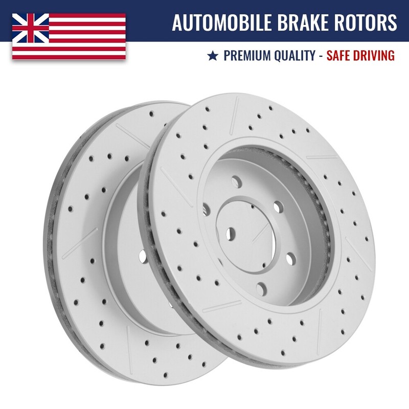Front Disc Brake Rotors for 06-08 Ford F-150 Lincoln Mark LT w/6 Lug Wheels 4WD