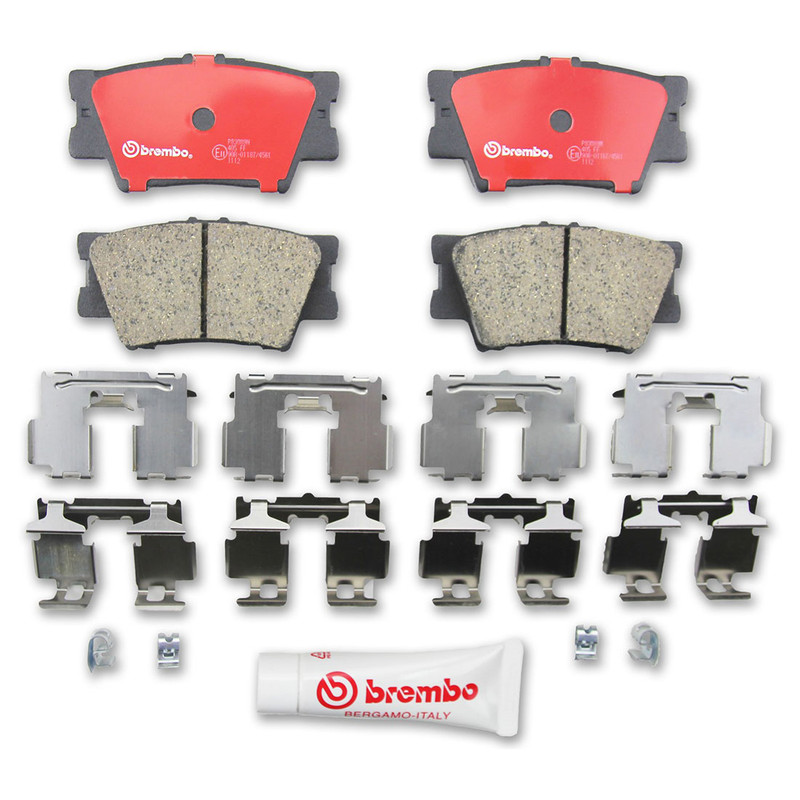 Rear Brake Pads and Disc Rotors Set Fits Toyota Avalon 3.5L 2.5L gallery