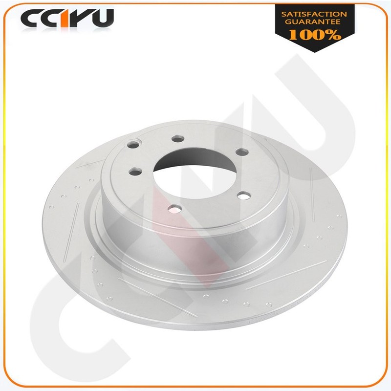 Brake Discs Rotors Ceramic Pads For 07-10 Chrysler Sebring Front Rear Drill Slot gallery
