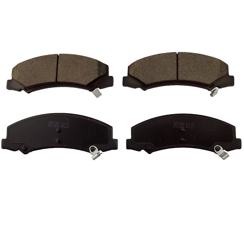 Front Drilled Brake Rotors + Pads for 2006 2007 - 2016 Chevrolet Impala Lucerne gallery