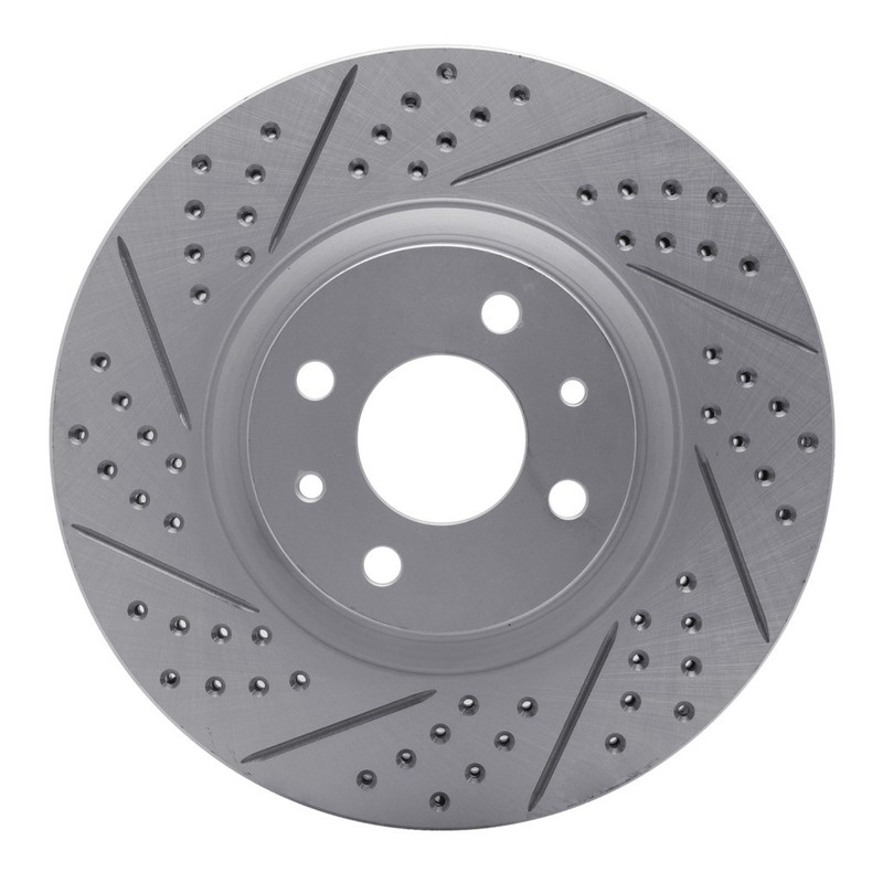 For Fiat 500 2015 Brake Rotor | Drilled And Slotted | 59mm. Center Hole Diameter gallery