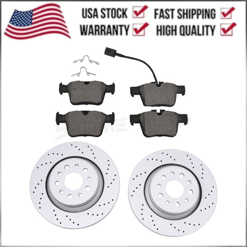 New Rear Brake Pads & Rotors For 2017-2022 Maserati Levante S