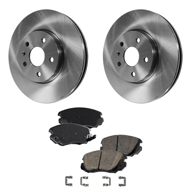 Front Brake Disc and Pad Kit for Chevy Chevrolet Impala Equinox GMC Terrain 9-5