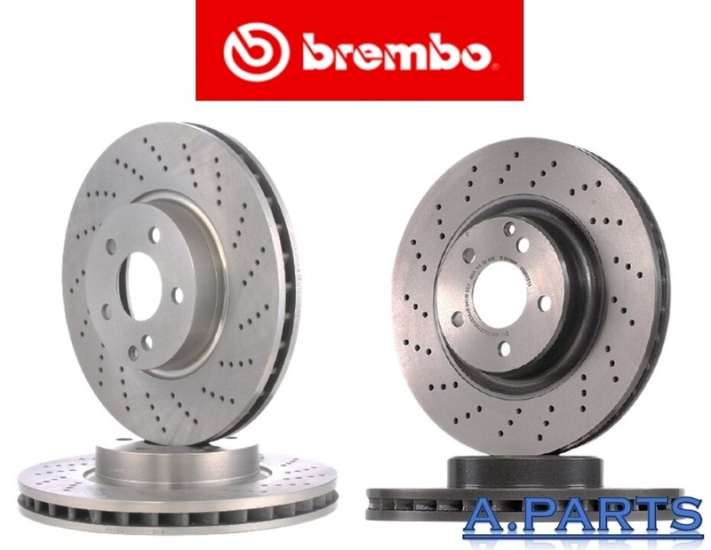 Brembo 4 x brake disc ø 360 330 mm front rear Mercedes-Benz