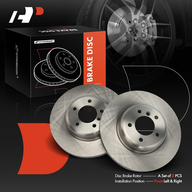 A-Premium Front LH & RH Disc Brake Rotors for BMW E87/F20 135i 08-13 135is 2013 gallery