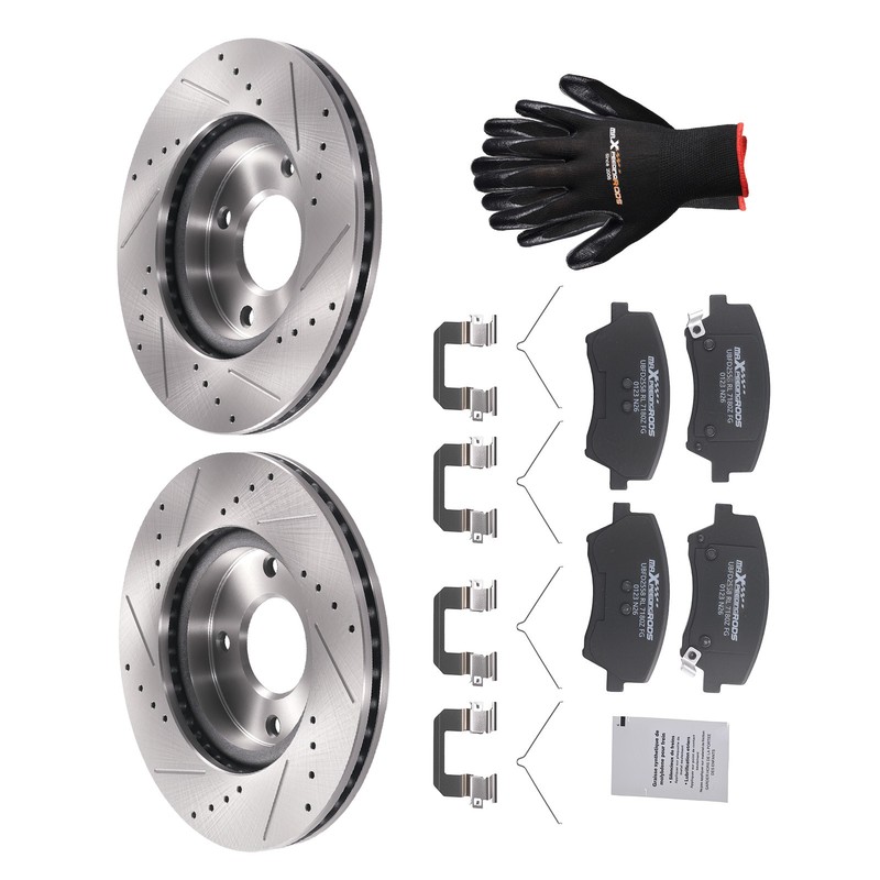Front Left+Right Brake Rotors Brake Pads for Hyundai Elantra 2017-2020 S31584