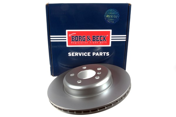 2x Brake Discs Pair Vented Rear 345mm BBD7006S Borg & Beck Set 34206894381 New gallery