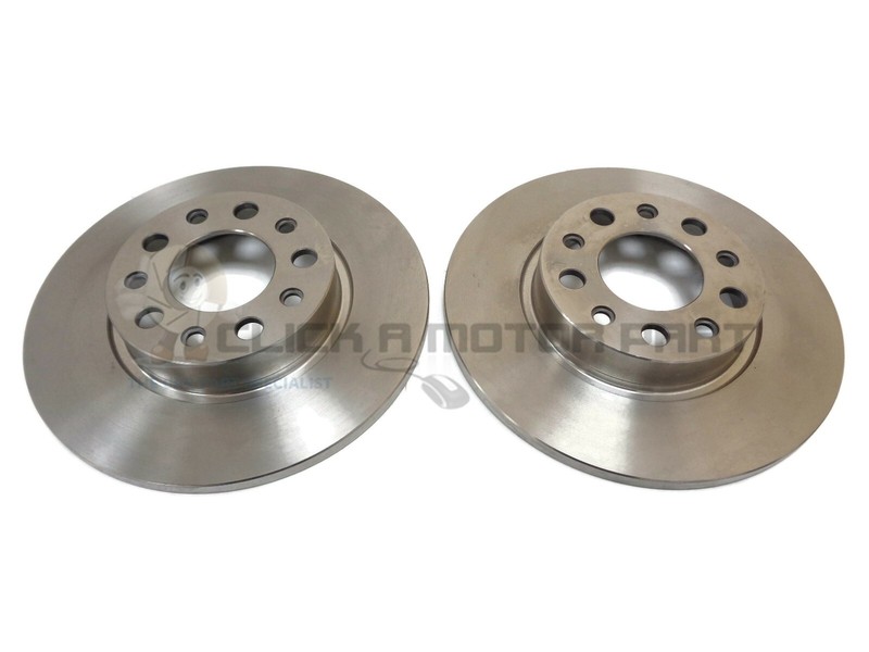 Rear 2 Brake Discs Set New For Jeep Renegade 1.0 1.3 1.4 1.6 2.0 2015-2021