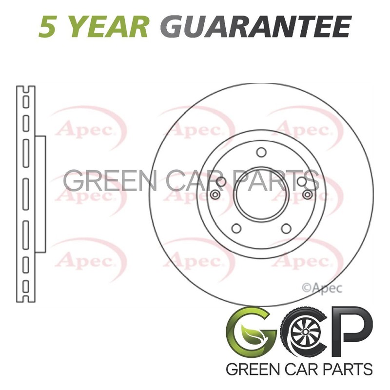 Brake Disc Front GCP Fits Ssangyong Tivoli 2015- XLV 2016- 1.6 D 4144135001