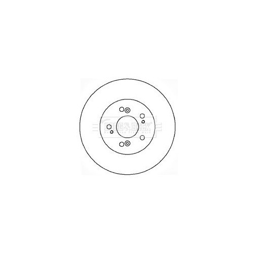 BORG & BECK Brake Disc BBD5176