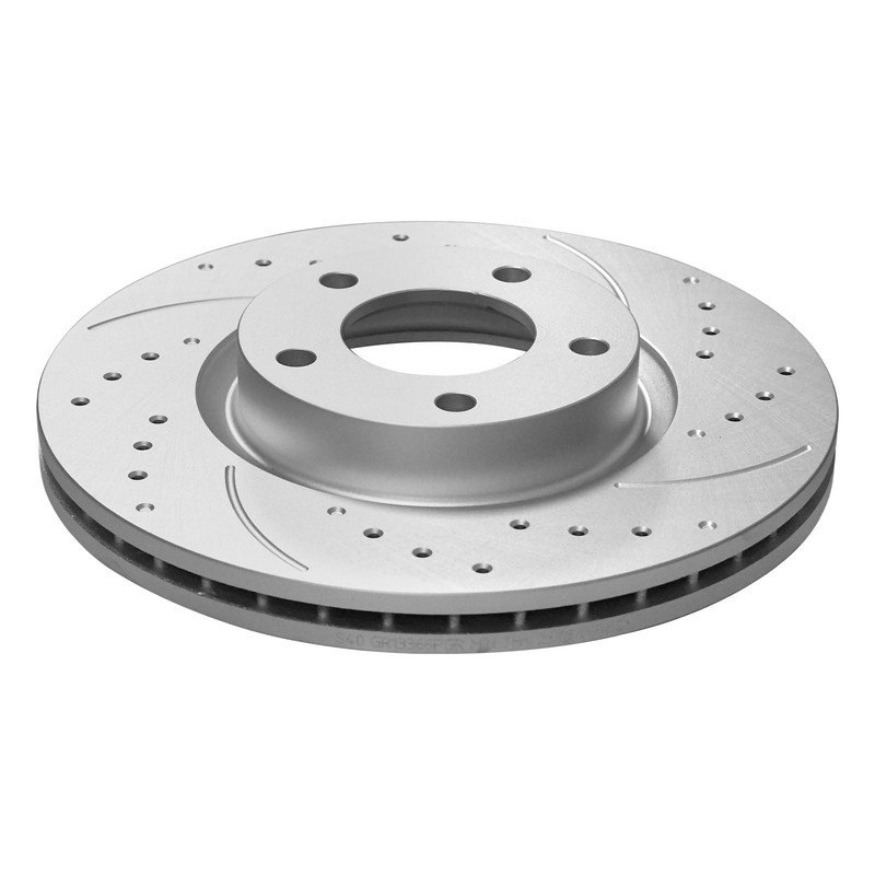 Front Drilled Brake Rotors + Brake Pads for 2004 - 2010 2011 2012 2013 Mazda 3 gallery