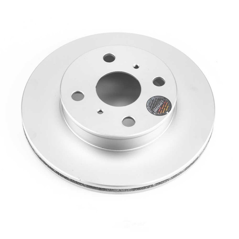 Disc Brake Rotor-Front Genuine Geomet Coated Rotor Power Stop JBR390EVC
