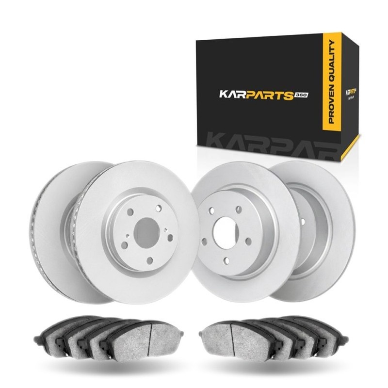 For Plymouth Laser 1990-1994 Brake Set Front | Cast Iron | Vented | Ceramic Pads