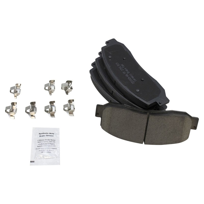 TRQ Front Performance Brake Rotor Ceramic Pad & Wheel Bearings Kit w/Chemicals gallery