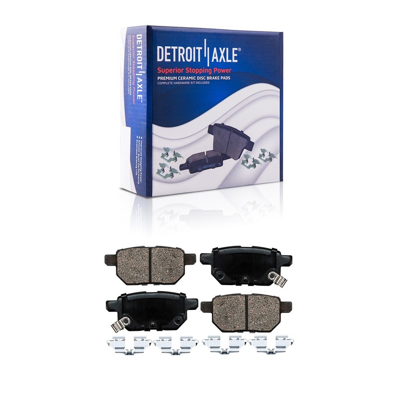 Front Rear Rotors + Ceramic Brake Pads for Toyota Corolla Matrix Pontiac Vibe gallery