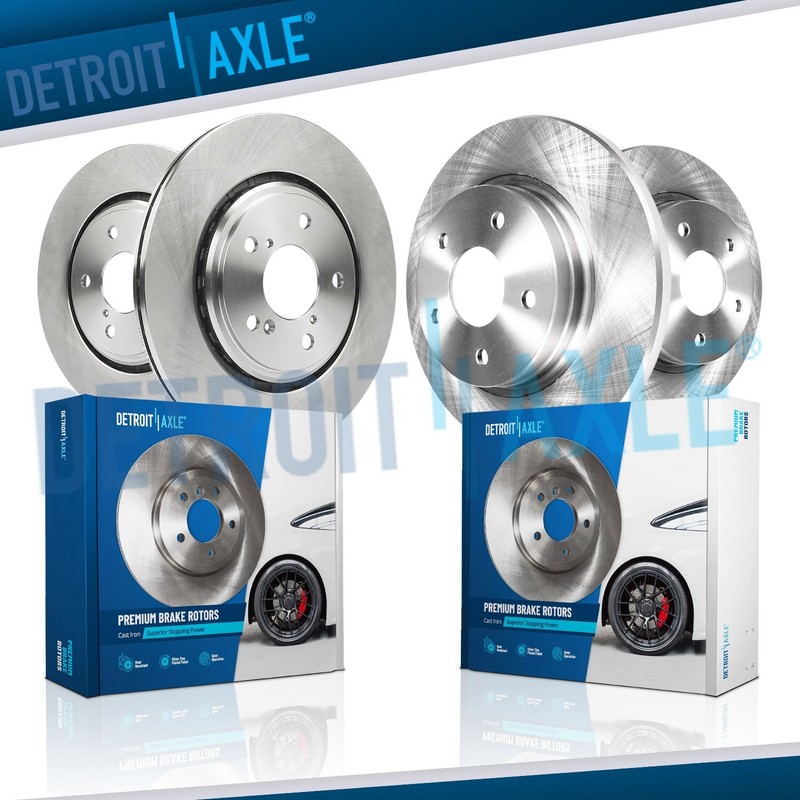 12.60 inch Front 12.99 inch Rear Disc Brake Rotors Kit for 2017 – 2020 Acura MDX