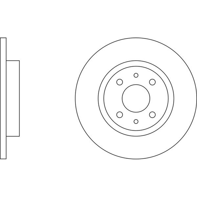 Apec Blue Brake Disc – Front SDK6216 – Fits Alfa Romeo Chrysler Fiat Lancia