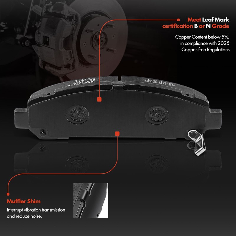 Front Disc Brake Rotor & Brake Pads + Brake Caliper for Toyota Venza 2009-2016 gallery