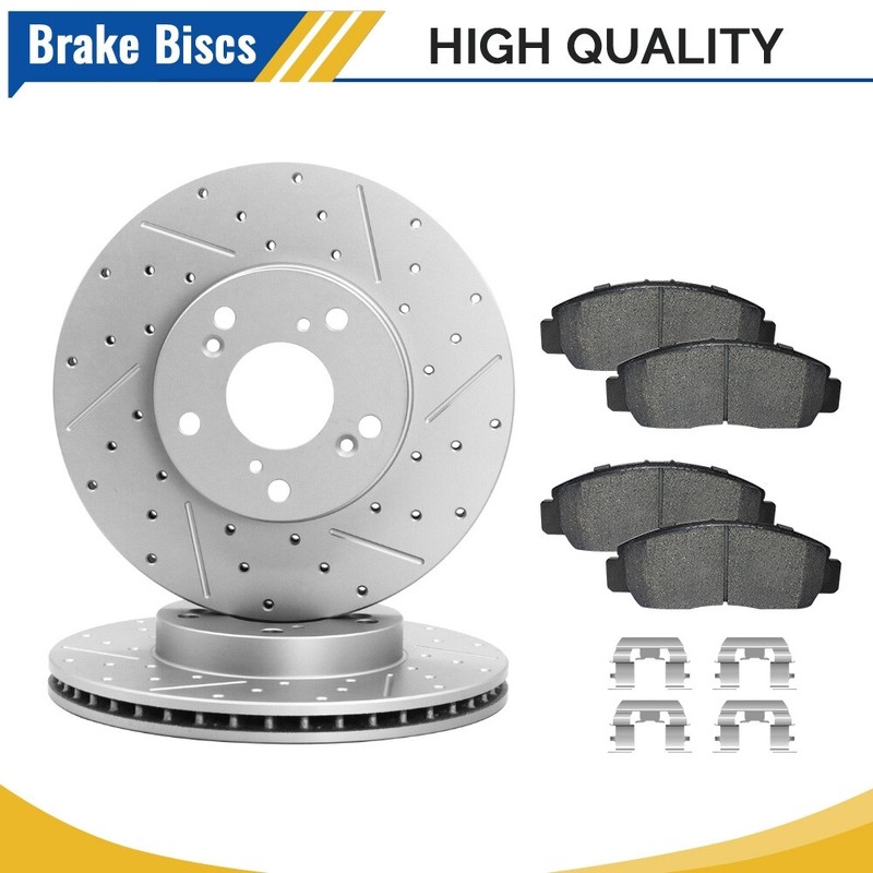 For Acura Csx Honda Accord 2006 2007 – 2011 Front Brake Rotors And Ceramic Pads
