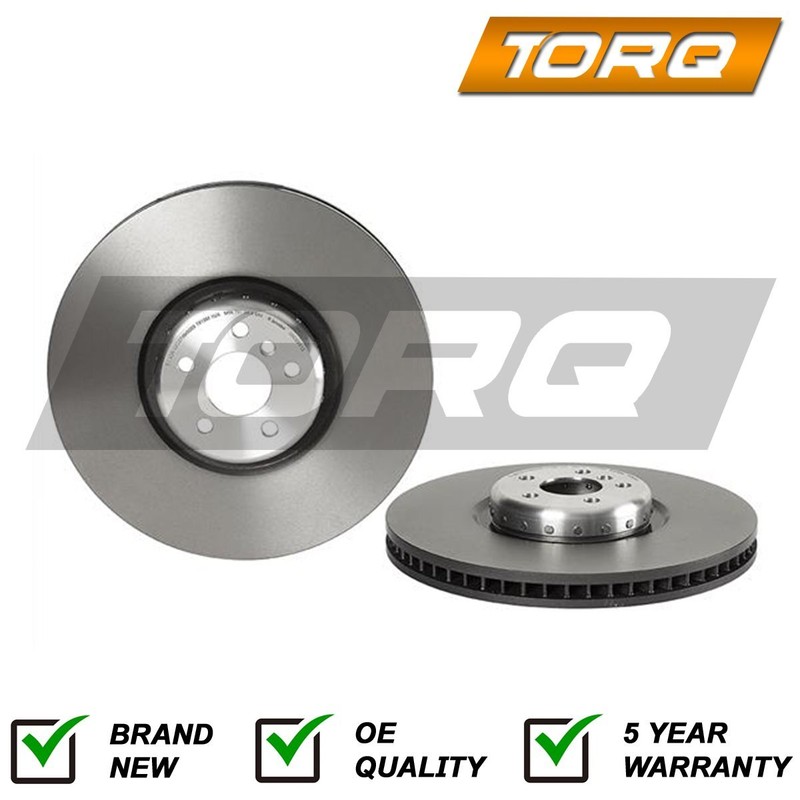 Brake Disc Front Right Torq Fits BMW 8 Series 2018- X5 2018- X7 2019- X6 2019-