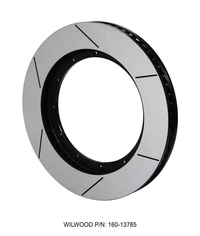 Wilwood 160-13785GTB GT 60 Curved Vane Rotor - RH Bolt Circle: 12 x 9.75 Diamete gallery