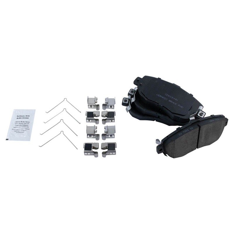 TRQ Front & Rear Ceramic Brake Pad & Rotor Kit w/Chemicals for Lexus GS IS gallery