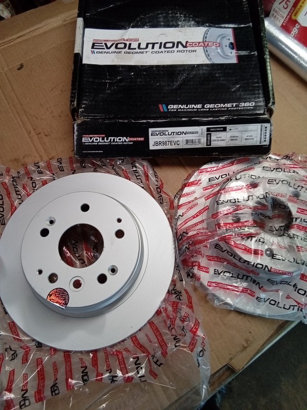 Powerstop Evolution Rear Brake Rotors For Honda Acura Tl Element