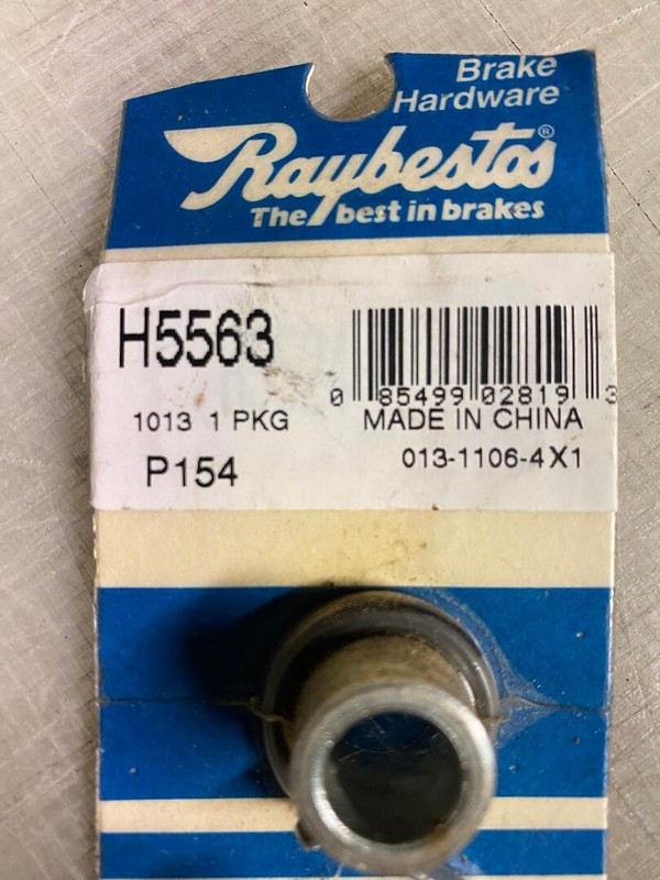 RAYBESTOS DISC BRAKE HARDWARE KIT P/N H5563-2 H5563 BRAND NEW / WARRANTY gallery