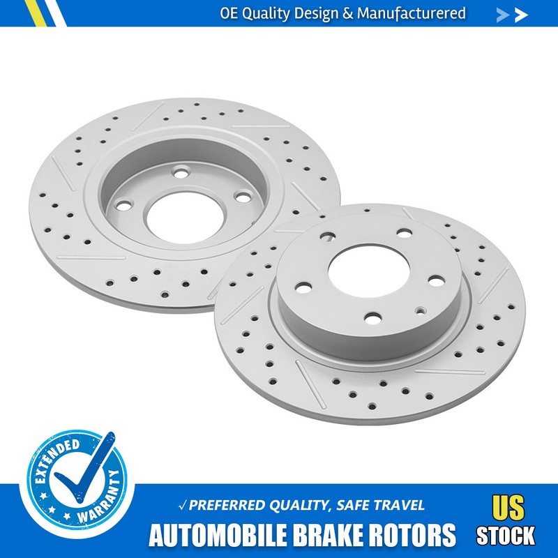 265mm Rear Brake Disc Rotors For Mazda 3 Sport 2014 2015-2021 Cx-30 2020 2021