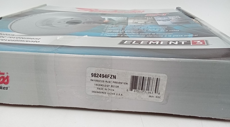 Raybestos Element3 Coated Disc Brake Rotor - 982494FZN gallery