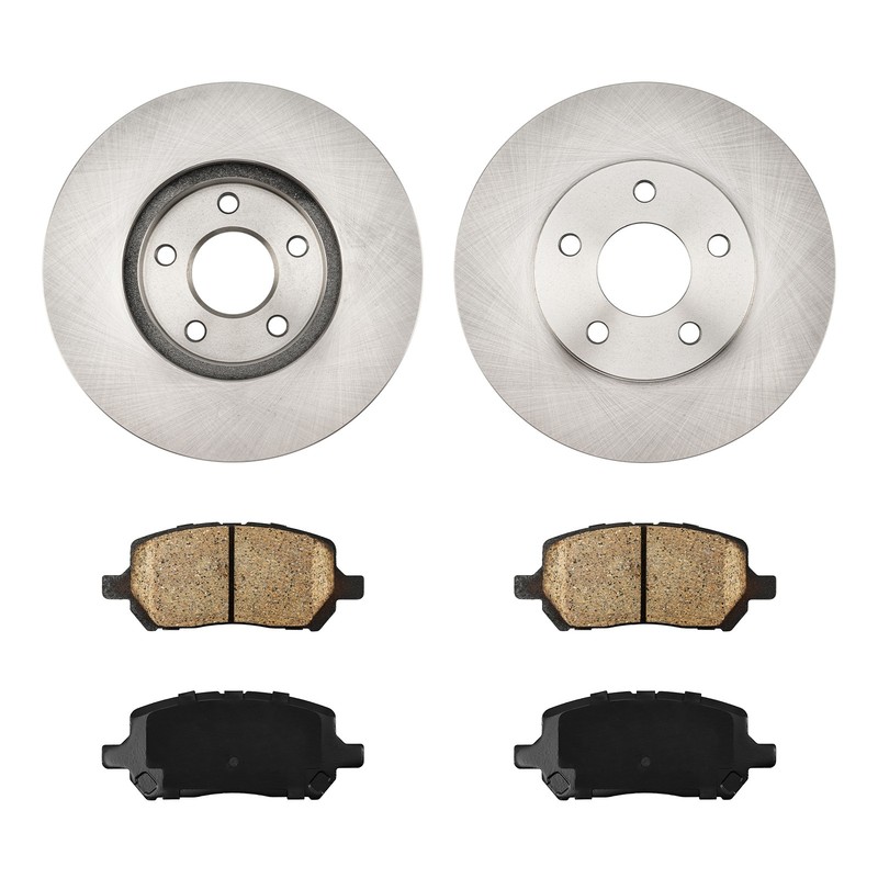 Front Rotor & Pads Kit Fits Chevrolet Cobalt 2007-2010 Pontiac G5 2007-2009 gallery