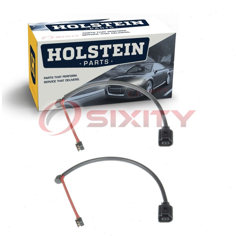 2 pc Holstein Front Disc Brake Pad Wear Sensors for 2013-2016 Porsche yi