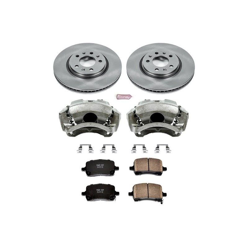 Powerstop Front 296mm Brake Discs Calipers Pads Kit for 06-09 Solstice 07-10 Sky gallery