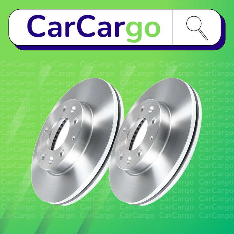 Premium Vented Front Brake Discs Pair Mazda Premacy 2.0 2001-2005 274 mm
