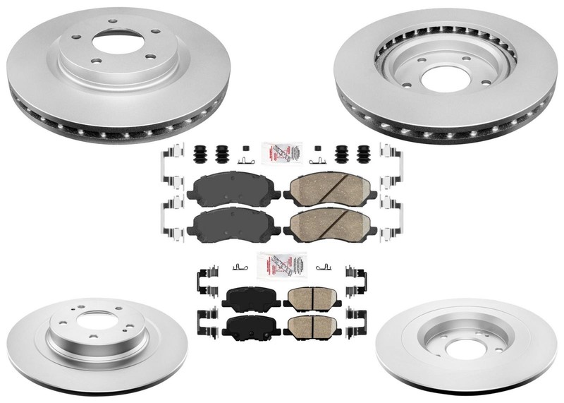 Improved Disc Brake Rotors & Brake Pads Fits Mitsubishi Outlander 2016-2018
